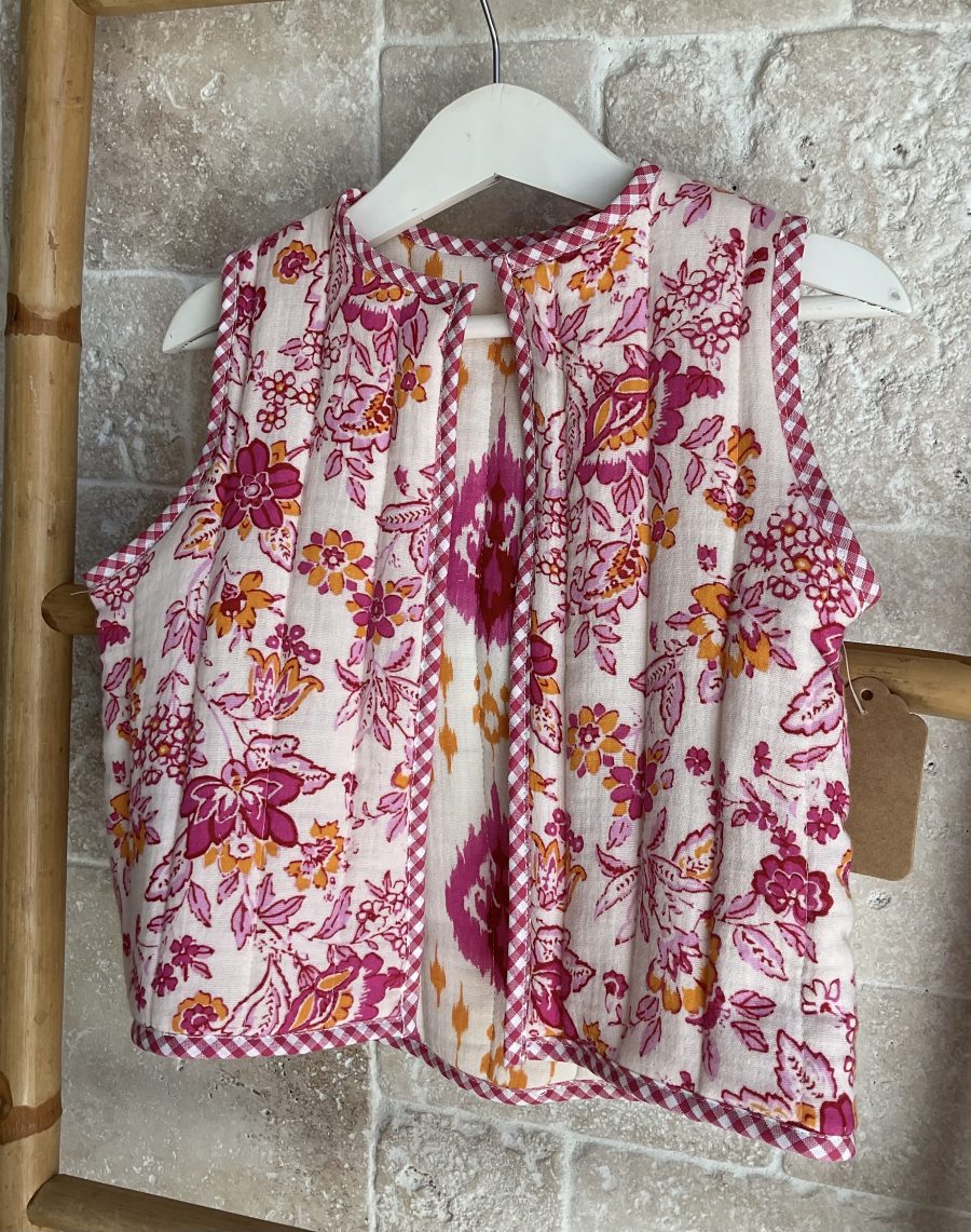 Chaleco reversible fuscia - Imagen 2