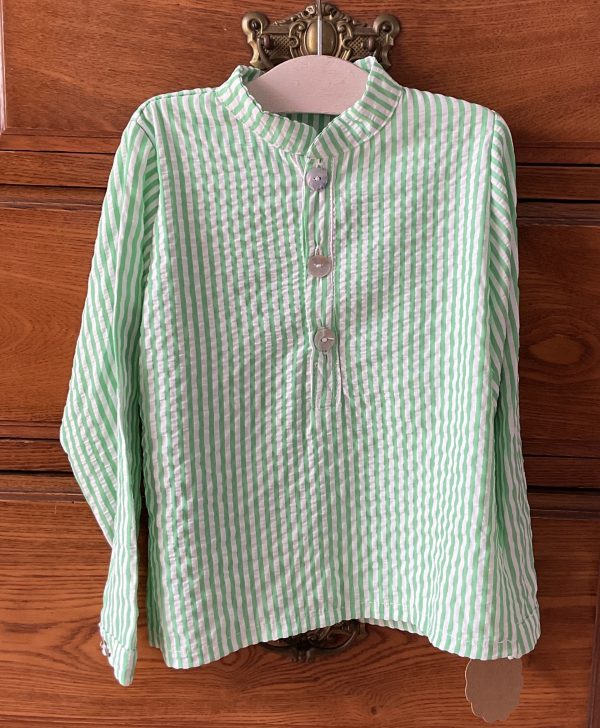 camisa tirilla rayas verdes