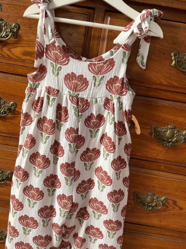 mono flores retro detalles