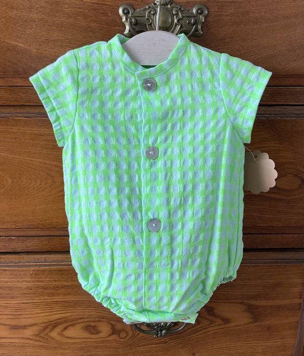 pelele vichy fluor