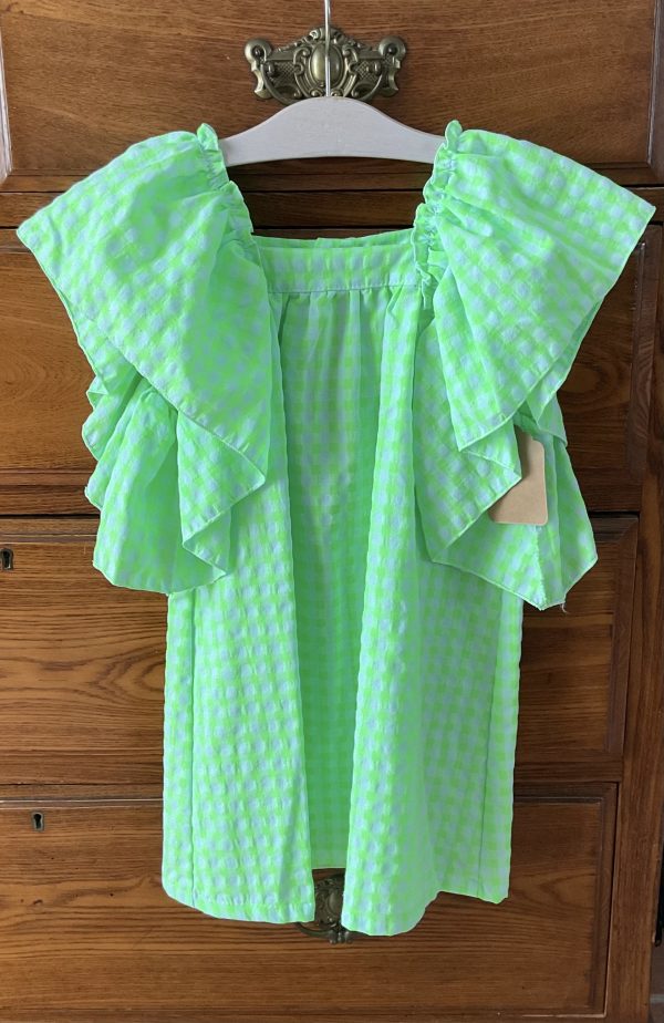 vestido vichy fluor
